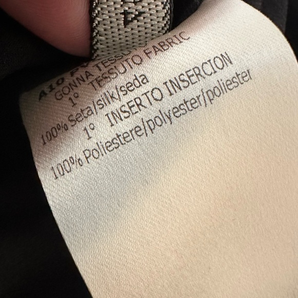 Giambattista Valli Y2K Vintage Silk and Cashmere Printed Patterned Pencil Skirt - Picture 11 of 11